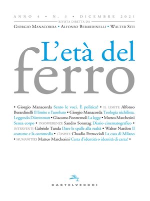 cover image of Età del ferro 7 anno 4 n.3